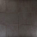 Matte black porcelain floor and wall tile in square shapes. 12" x 24"